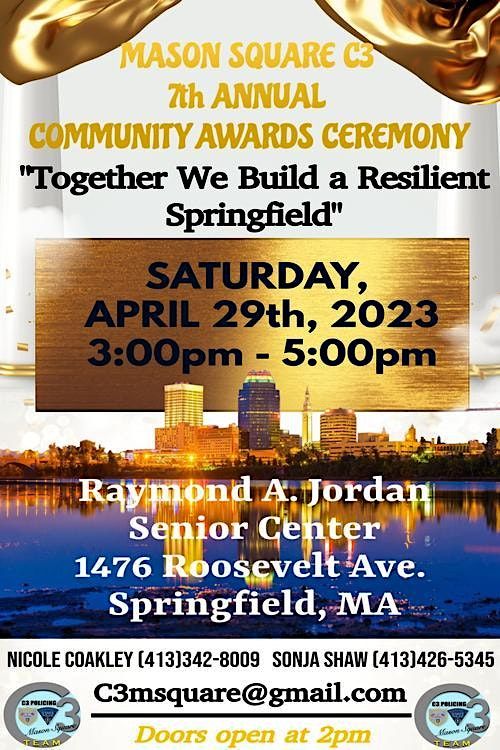 Mason Square C3 Awards Ceremony, Raymond A. Jordan Senior Center