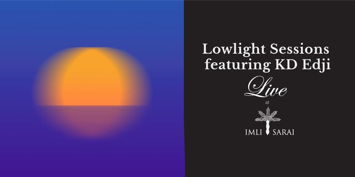 Lowlight Sessions Featurting KD Edji Live, 17 May | Event in Hyderabad | AllEvents