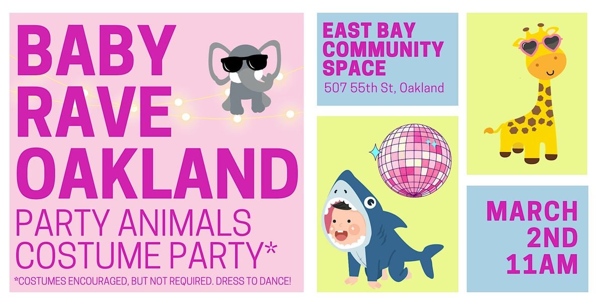 Baby Rave Oakland, East Bay Community Space, Oakland, 2 March 2024 ...