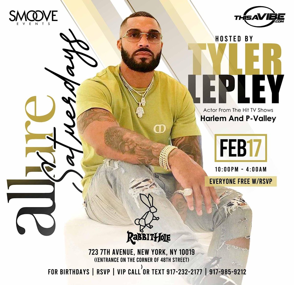 Foreplay Saturdays Hosted By:: Tyler Lepley, The Rabbit Hole ( Entrance ...