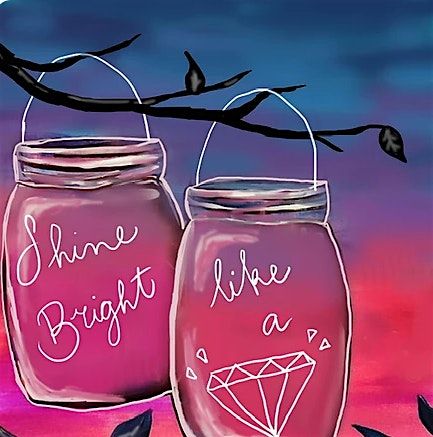 Shine Bright Sip & Paint, Phearless Art Studio, Moreno Valley, 23 June