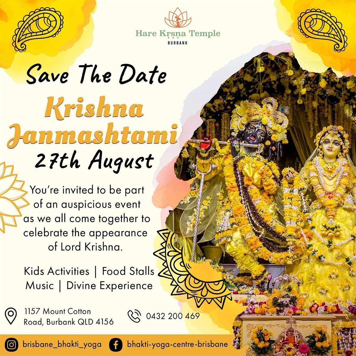 Krishna Janmashtami, 1157 Mount Cotton Road, Burbank QLD, Australia, 27