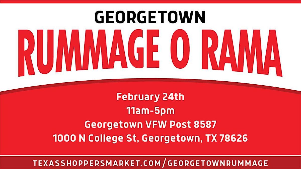 Rummage O Rama, VFW Post 8587, 24 February 2024