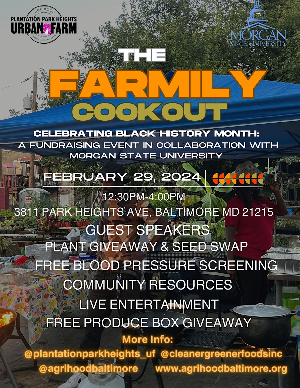 The FARMily Cookout A Fundraising Event in Collaboration with