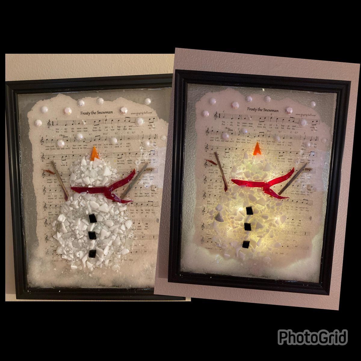 Lighted Snowman Glass Art Class, Wicked Glass Art Studio, Keene