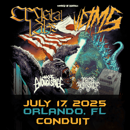 Crystal Lake and VCTMS, with Not Enough Space and Face Yourself in Orlando in Orlando, 17 July | Event in Orlando
