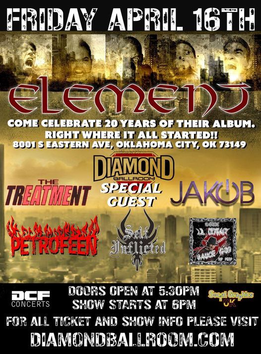Element 20 Year Celebration Diamond Ballroom Oklahoma City April 16 2021 Allevents In