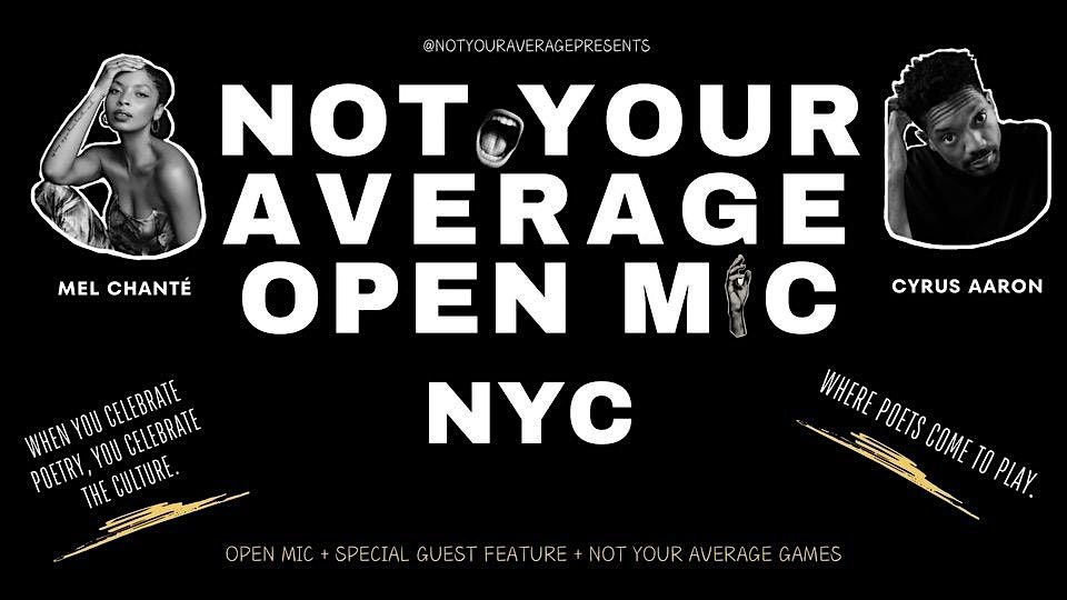 NOT YOUR AVERAGE OPEN MIC, 4 December | Event in Brooklyn | AllEvents