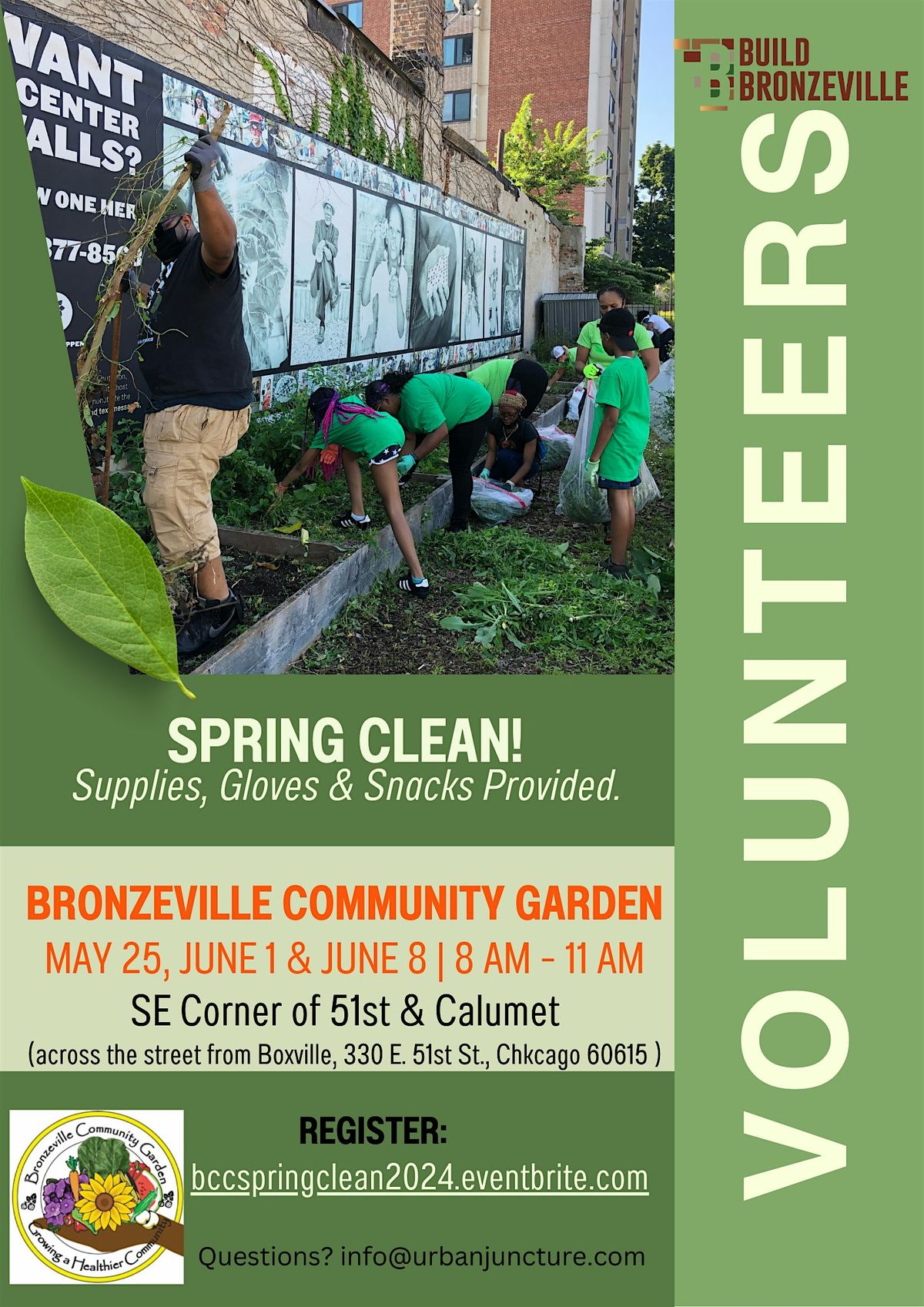 Bronzeville Community Garden Spring Clean Days, Bronzeville Community