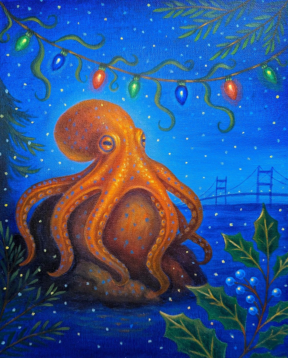 "Octopus Lantern Garden" Paint & Sip with Connect the Hops, Mon Dec 8th, 8 December | AllEvents