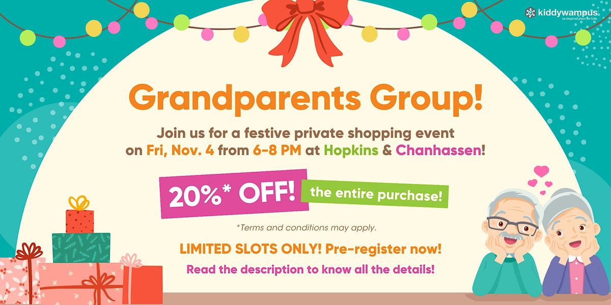 Grandparents Group! A Festive and Private Shopping Event at Chanhassen
