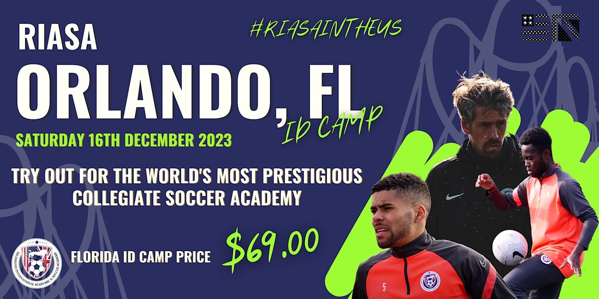 RIASA MENS FLORIDA COLLEGE SOCCER ID CAMP DECEMBER 16TH 2023, Lake