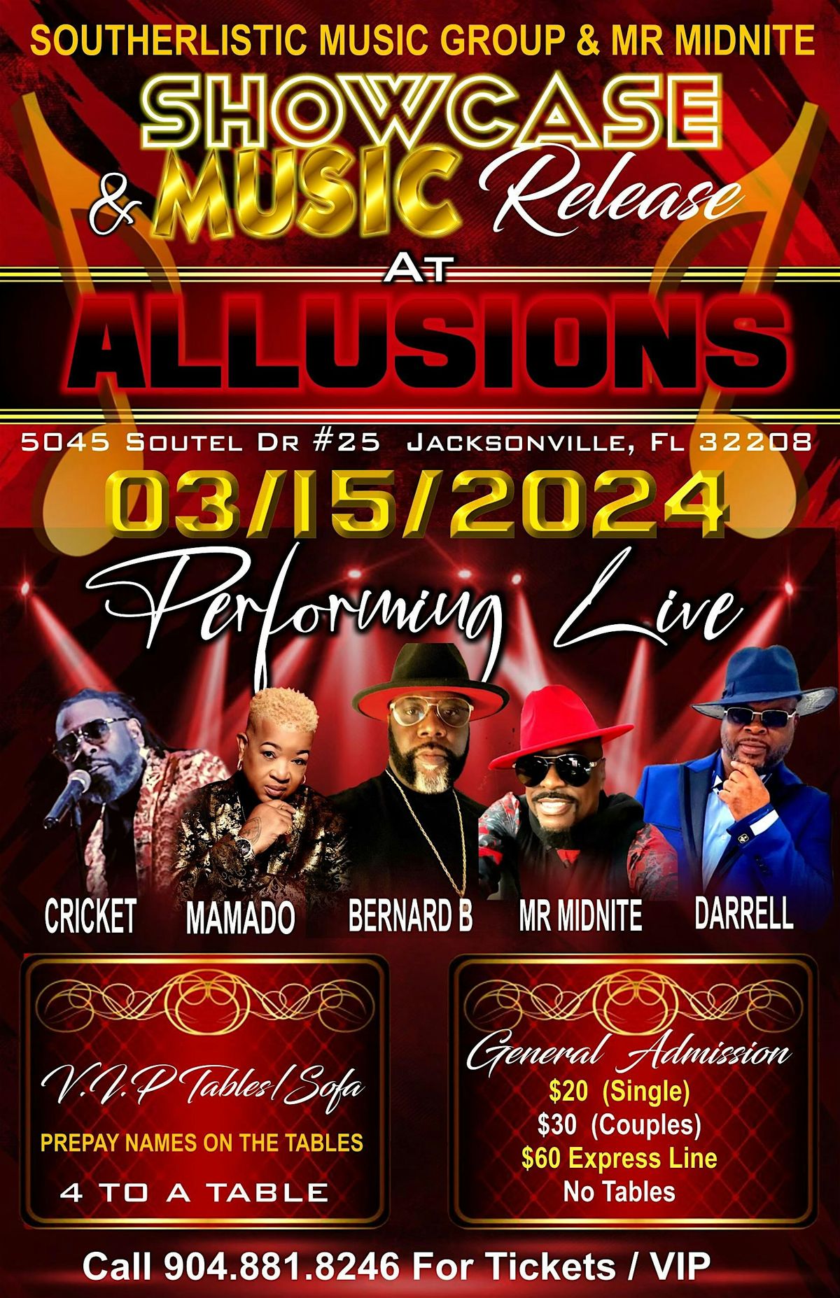 SOUTHERLISTIC MUSIC GROUP & MR MIDNITE SHOWCASE & MUSiC Release