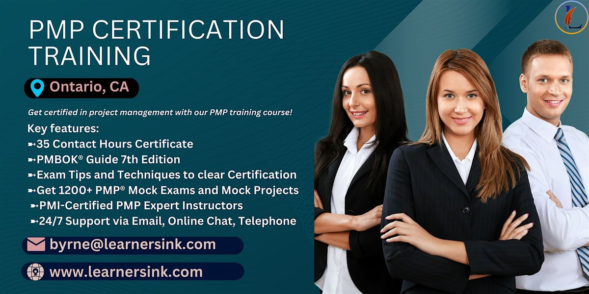 PMP Program In-Person Training In Ontario, CA, 3200 E Guasti Rd ...