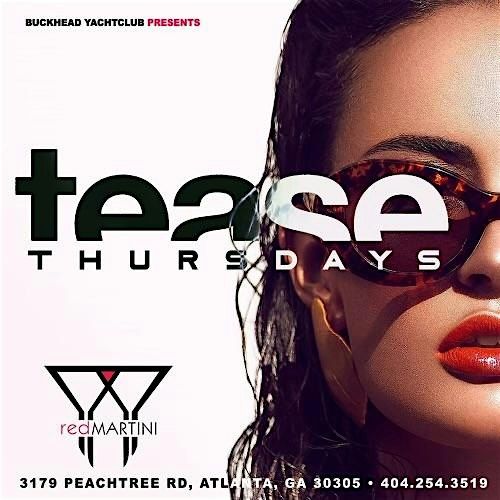 Tease Thursdays, Red Martini Restaurant and Lounge, Atlanta, 7 December