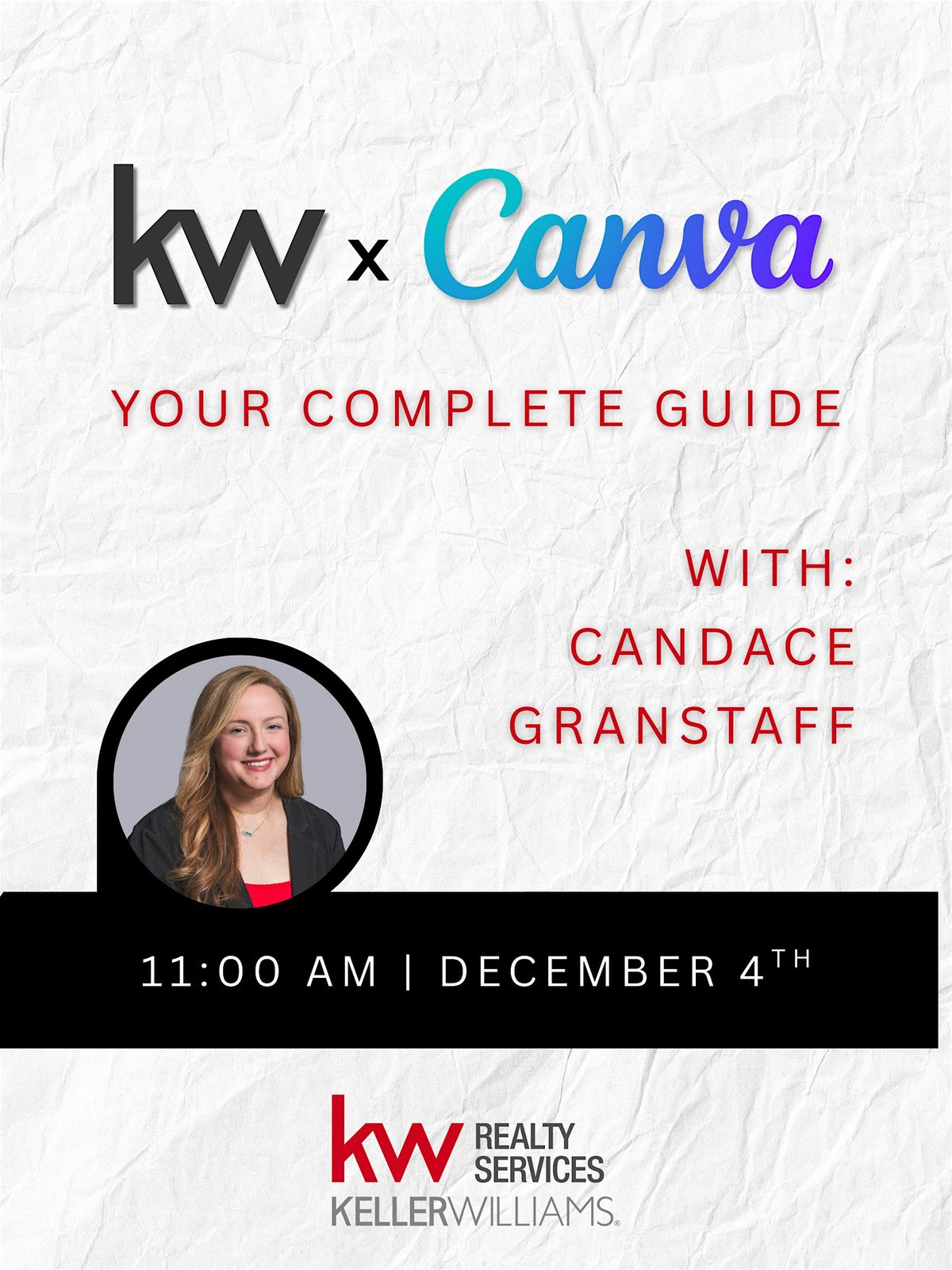 KW x Canva: Your Complete Guide with Candace Granstaff | Event in Florence | AllEvents