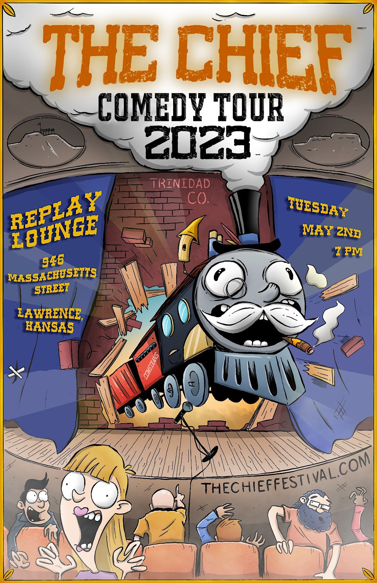 CHIEF COMEDY TOUR Zac Maas Ameerah Sanders Ty Clay Rachael