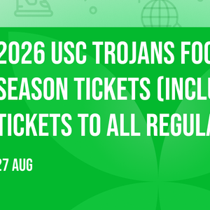 2026 USC Trojans Football Season Tickets (Includes Tickets To All Regular Season Home Games)