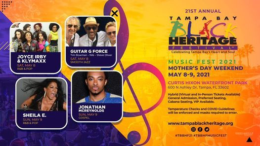 Tampa Bay Black Heritage Music Fest 2021 Curtis Hixon Waterfront Park Tampa May 8 To May 9 Allevents In Curtis Hixon Park Events 2022