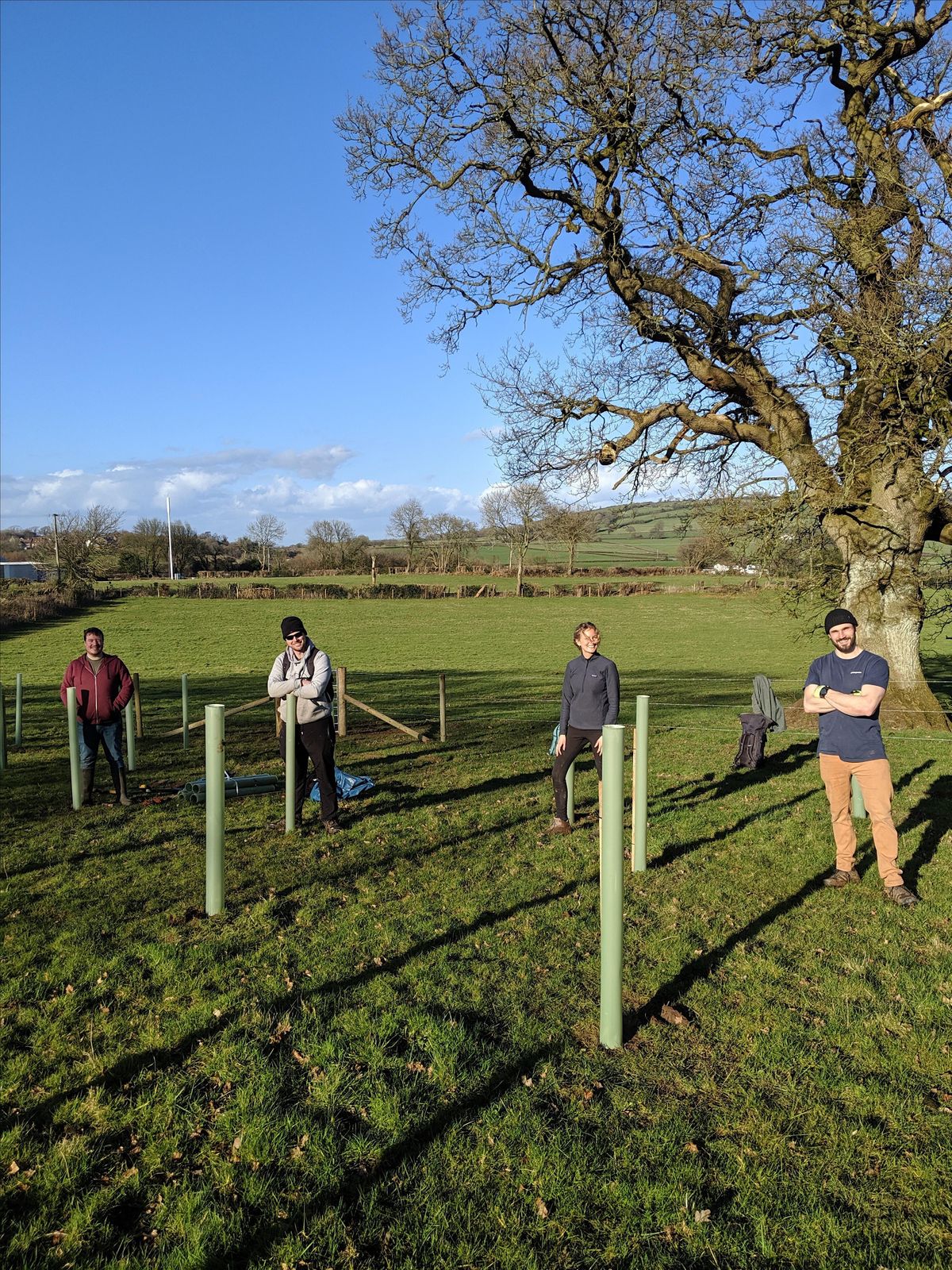 Stoke Brook Tree Planting, 102 Bush Ave, Little Stoke, January 19 2024