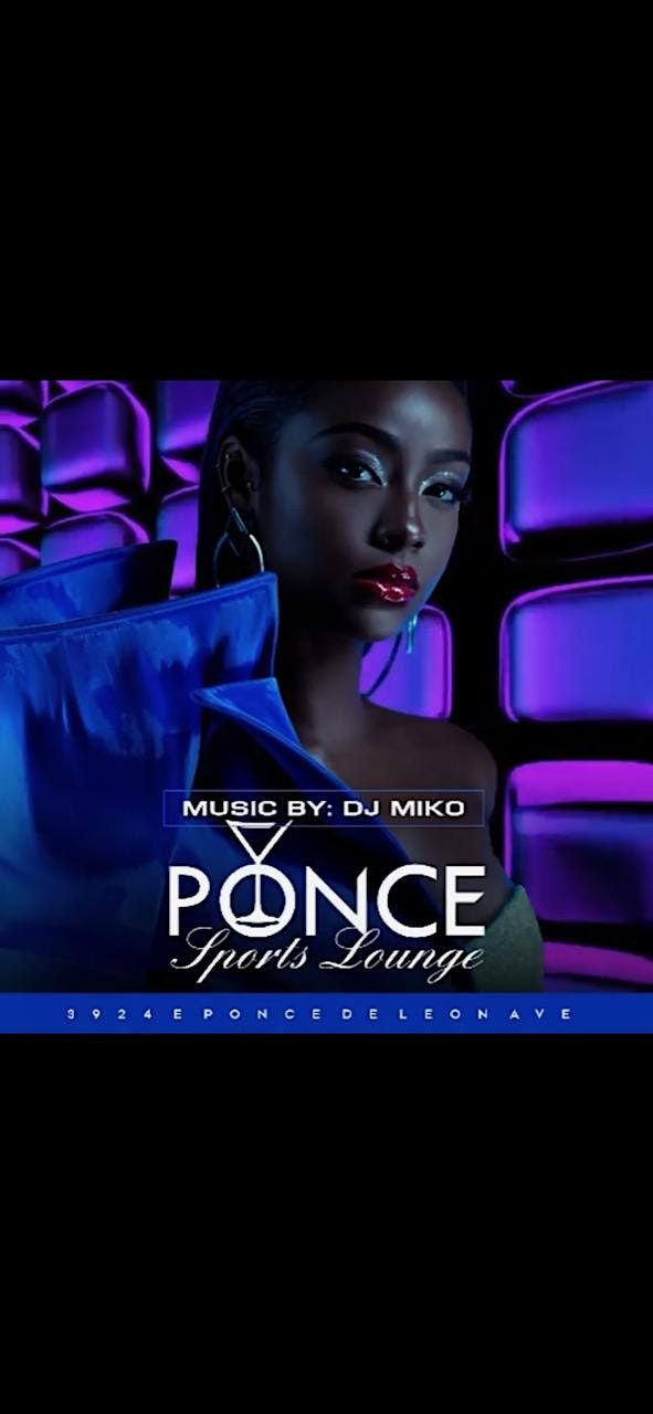 Lounge, food, full bar, best hookah in ATL, Ponce Sports Lounge