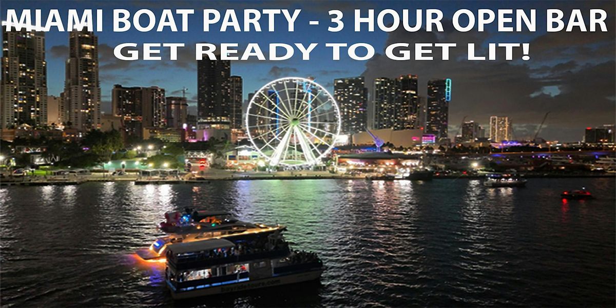 MIAMI - SPRING BREAK HIP HOP PARTY-BOAT-3-HR-OPEN-BAR -NIGHTLIFE | Event in Miami | AllEvents