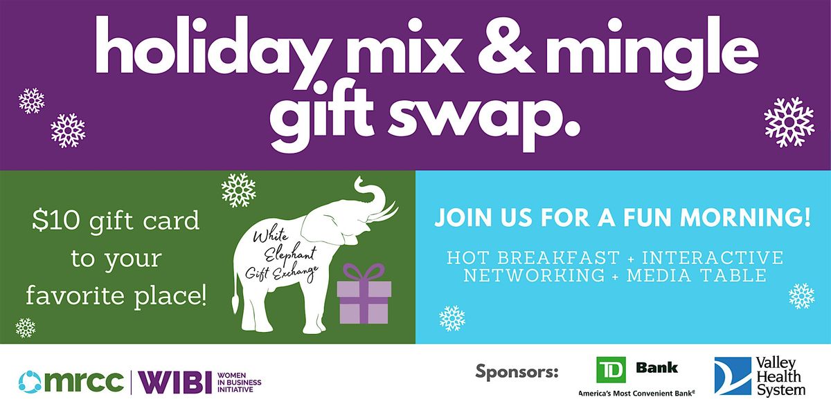 WIBI Holiday Mix & Mingle Gift Swap, 10 December | Event in Suffern | AllEvents