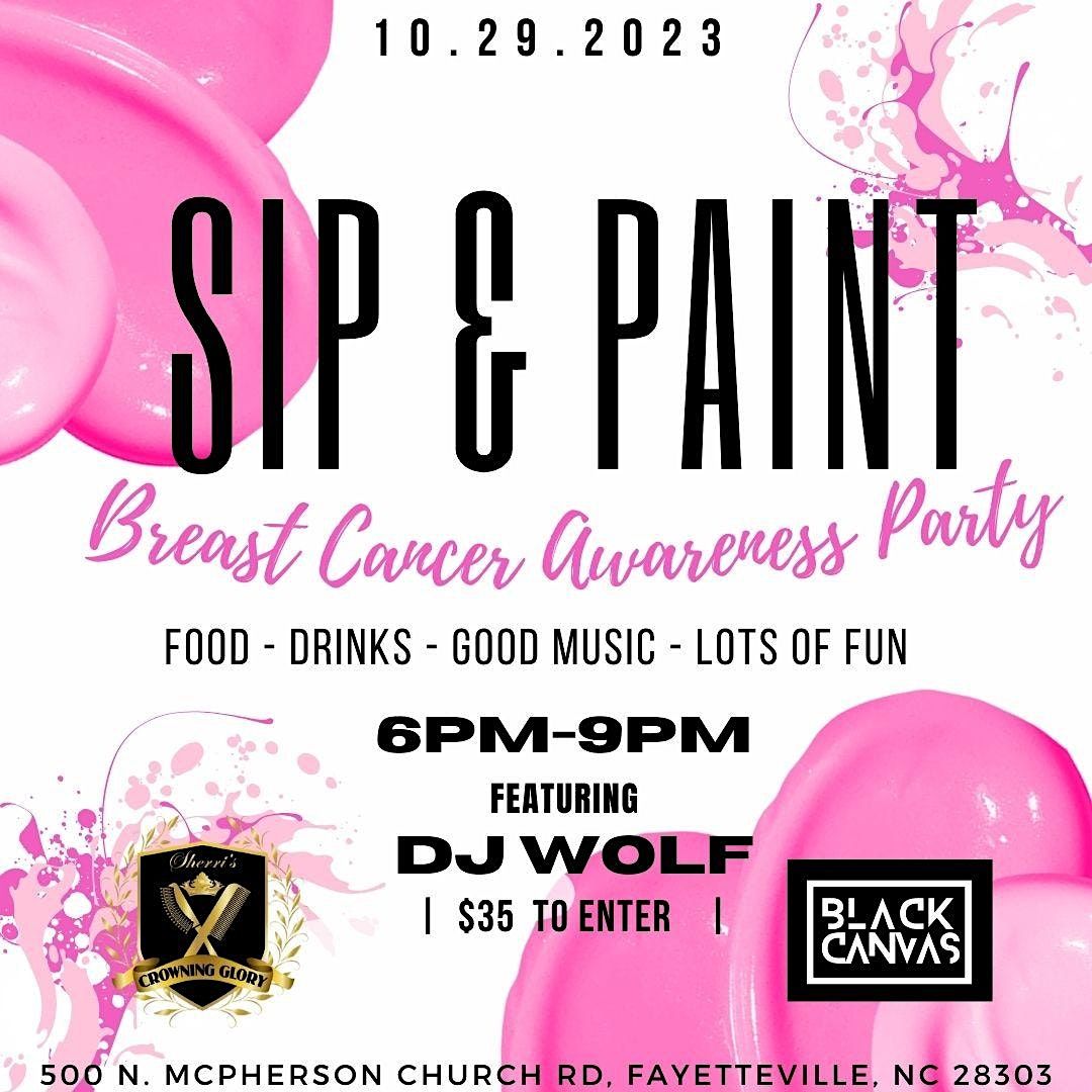 "Breast Cancer Awareness" Sip and Paint Party, 500 N McPherson Church
