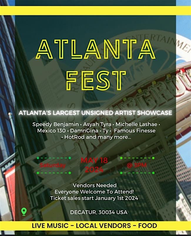 Atlanta Fest, 26 July | Event in Scottdale | AllEvents