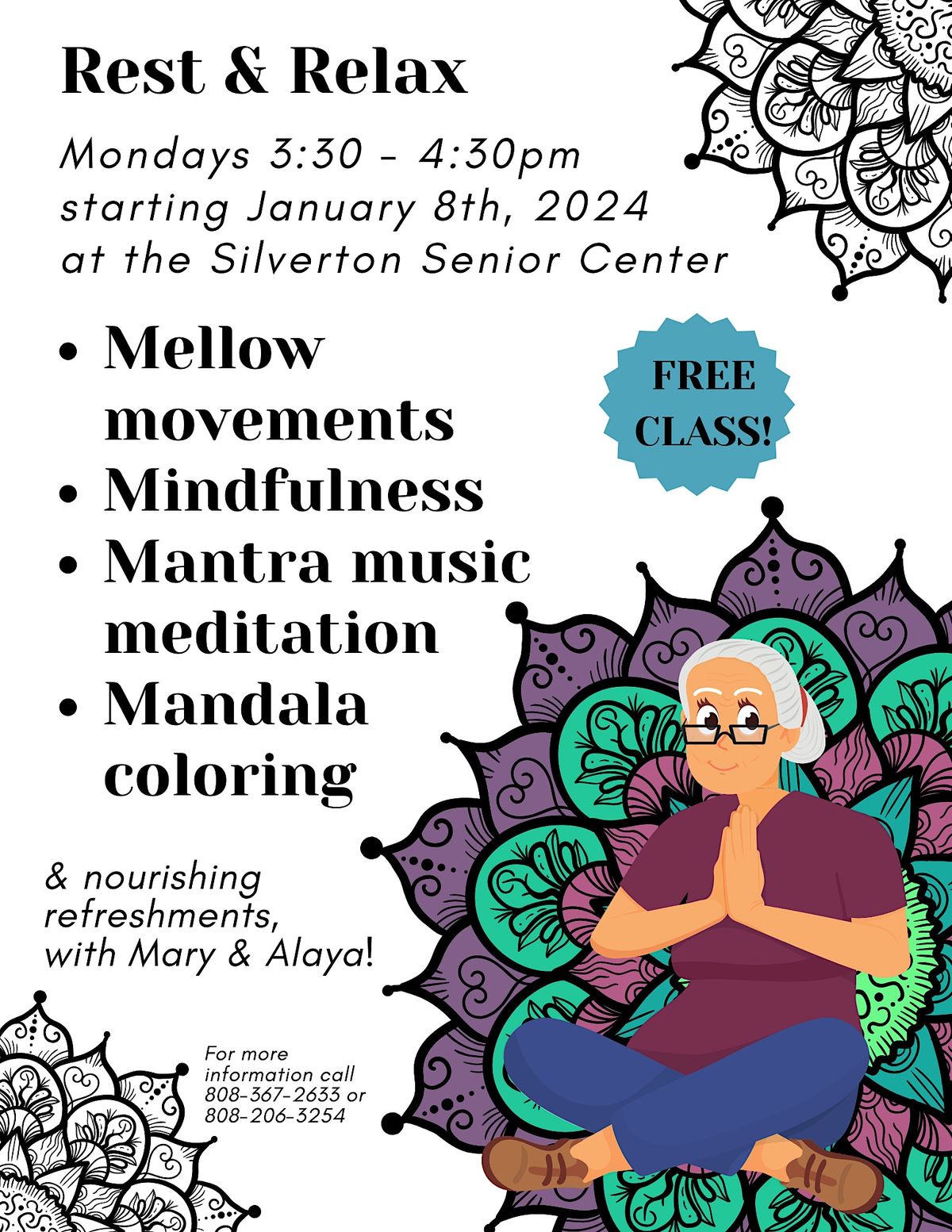 Rest & Relax Senior Wellness Class | Event in Silverton | AllEvents
