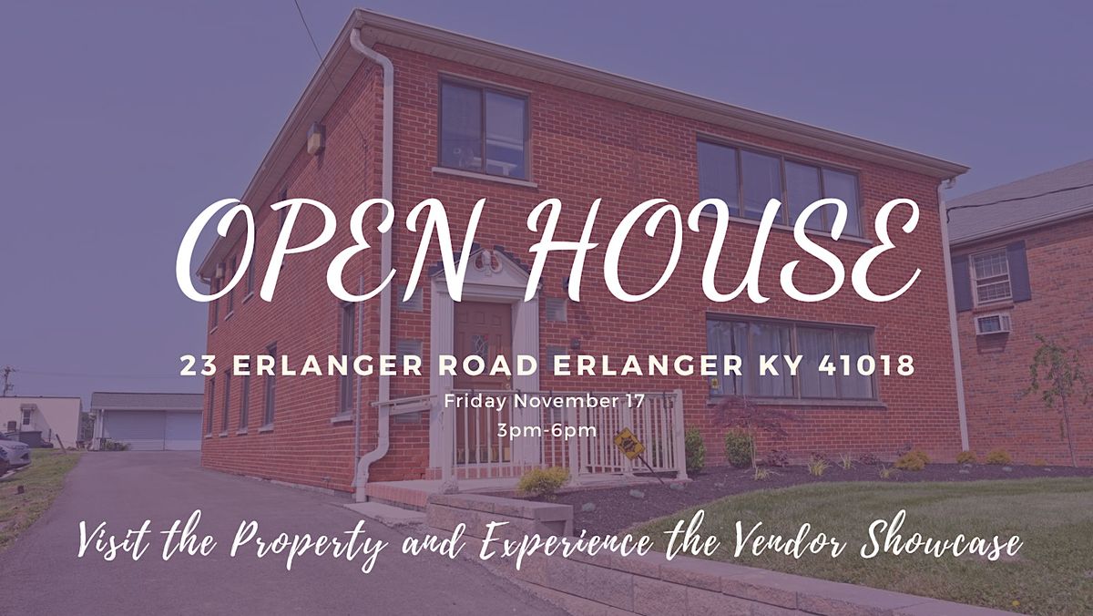 OPEN HOUSE AND VENDOR EXPO, 23 Erlanger Rd, November 17 2023 AllEvents.in