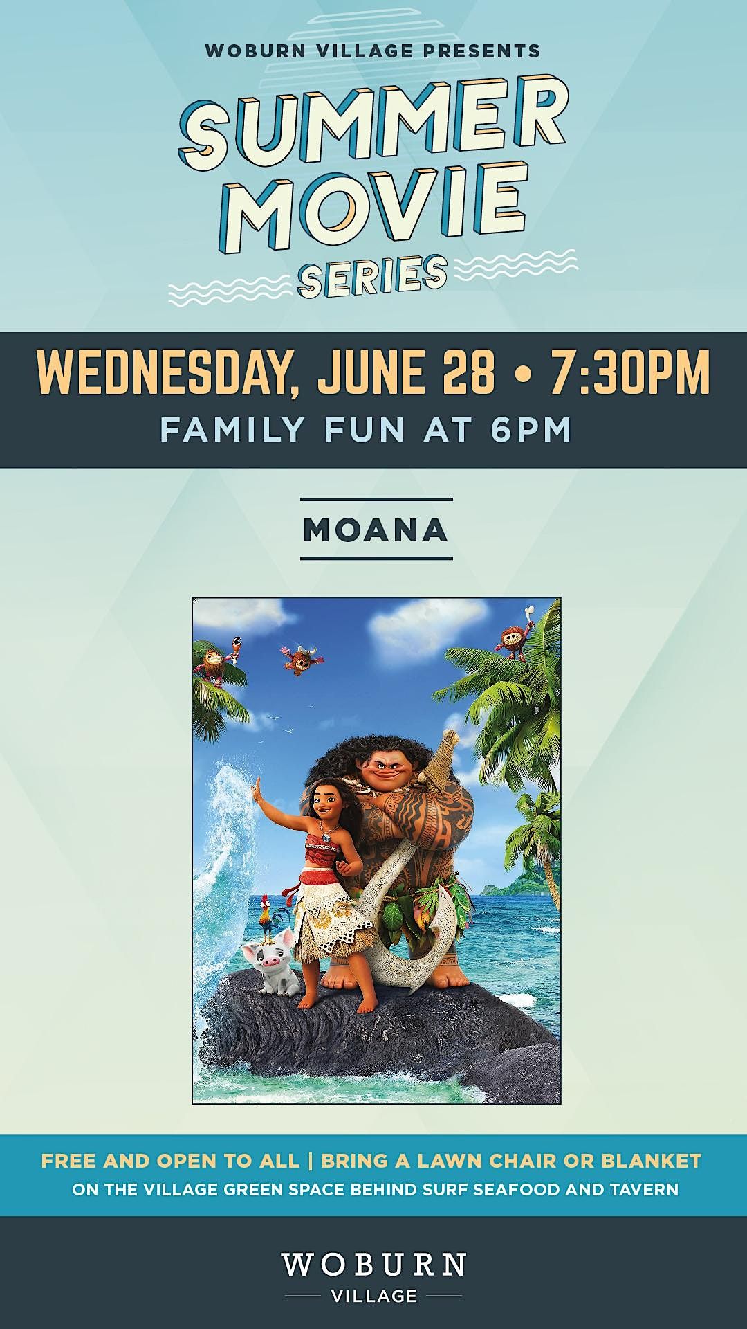 Woburn Village Summer Movie Series, 300 Mishawum Rd, Woburn, 28 June