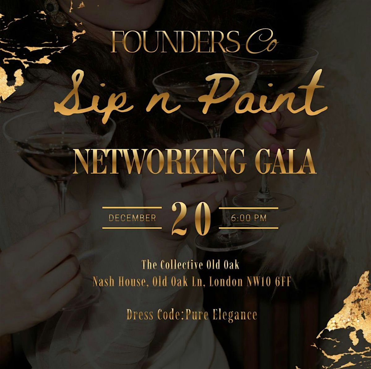 Sip & Paint Networking Gala, 20 December | Event in London | AllEvents