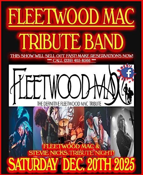 Fleetwood Mac Tribute Band, 20 December | Event in Bonita Springs | AllEvents