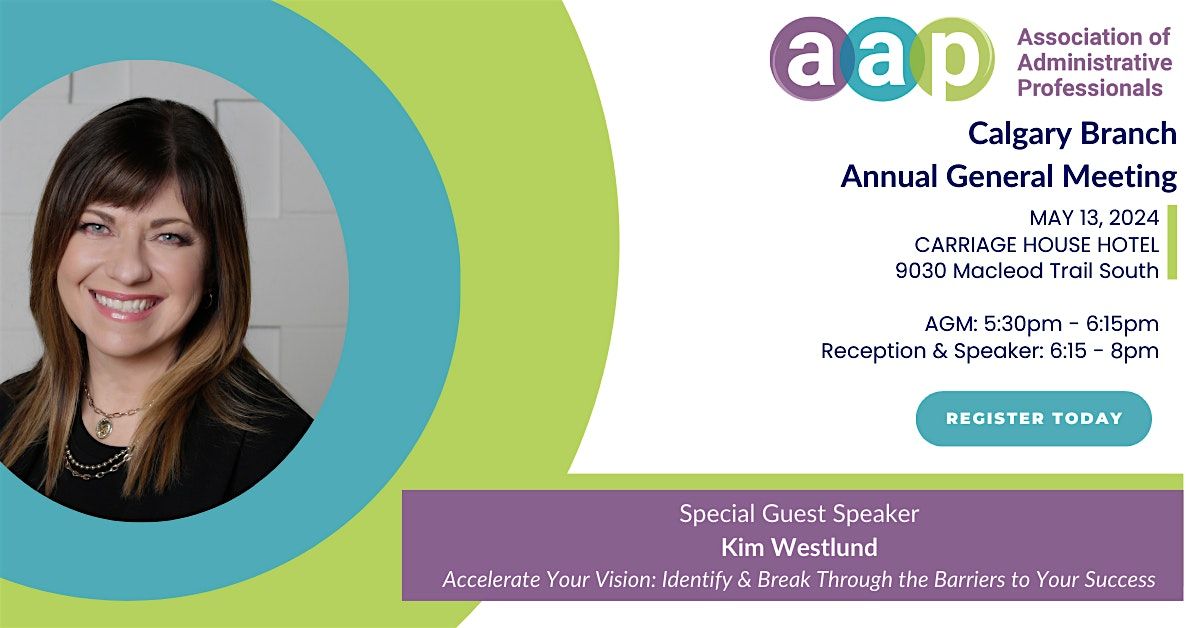AAP Calgary Branch 2024 Annual General Meeting, Carriage House Hotel ...