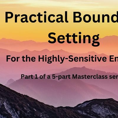 Practical Boundary Setting for Highly Sensitive &a
