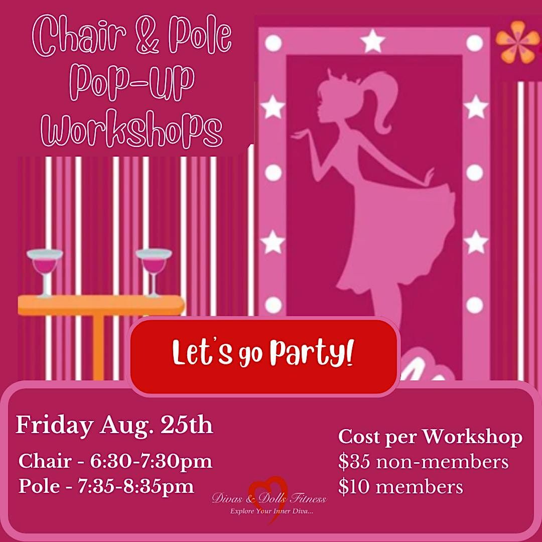 Barbie Themed PopUp Pole & Chair Classes, Divas And Dolls Fitness