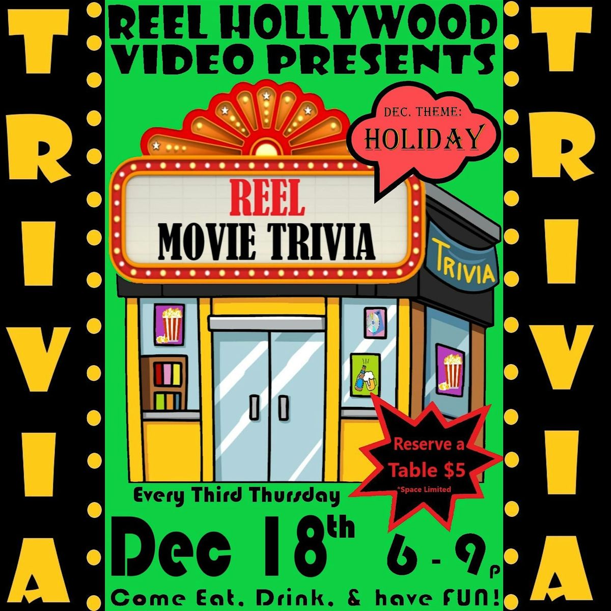 Reel Movie Trivia, 18 December | Event in McMinnville | AllEvents