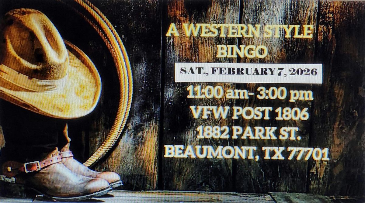 Western Style Bingo with Purses, a Henry Rifle, and Door Prizes, 7 February | Event in Beaumont | AllEvents