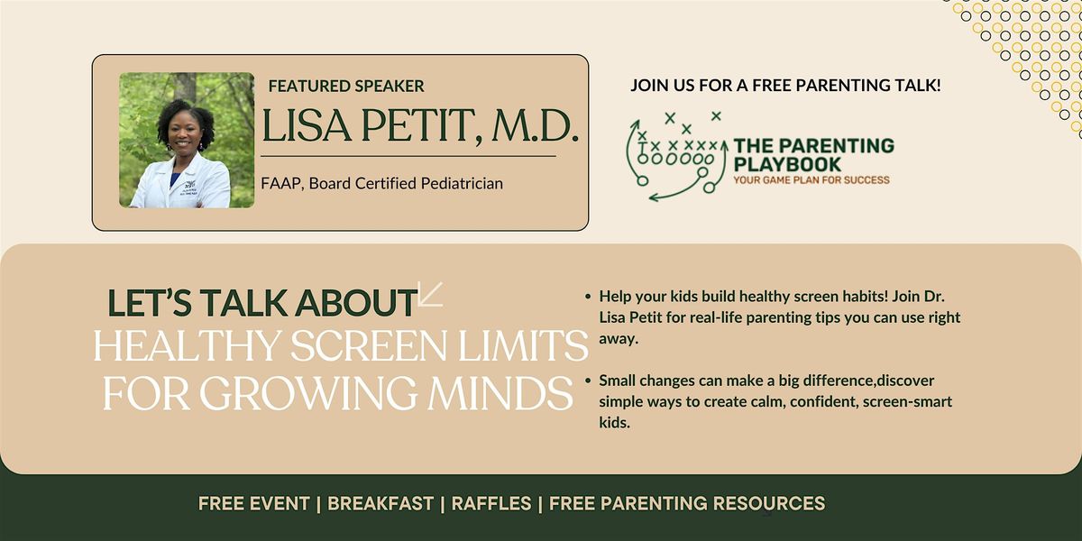 The Parenting Playbook: Healthy Screen Limits For Growing Minds, 13 December | Event in Catonsville | AllEvents