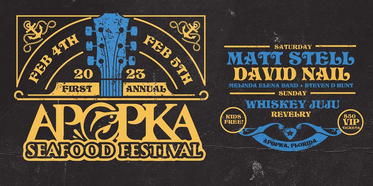 2023 Apopka Seafood Festival feat. Matt Stell & David Nail Feb. 4 & 5