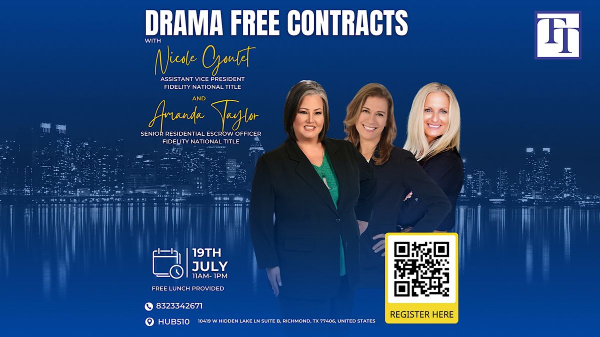 Drama Free Contracts with Nicole Goulet & Amanda Taylor, HUB510