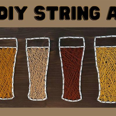Beer DIY string art with CB Custom Designs, Sterling Street Brewery ...
