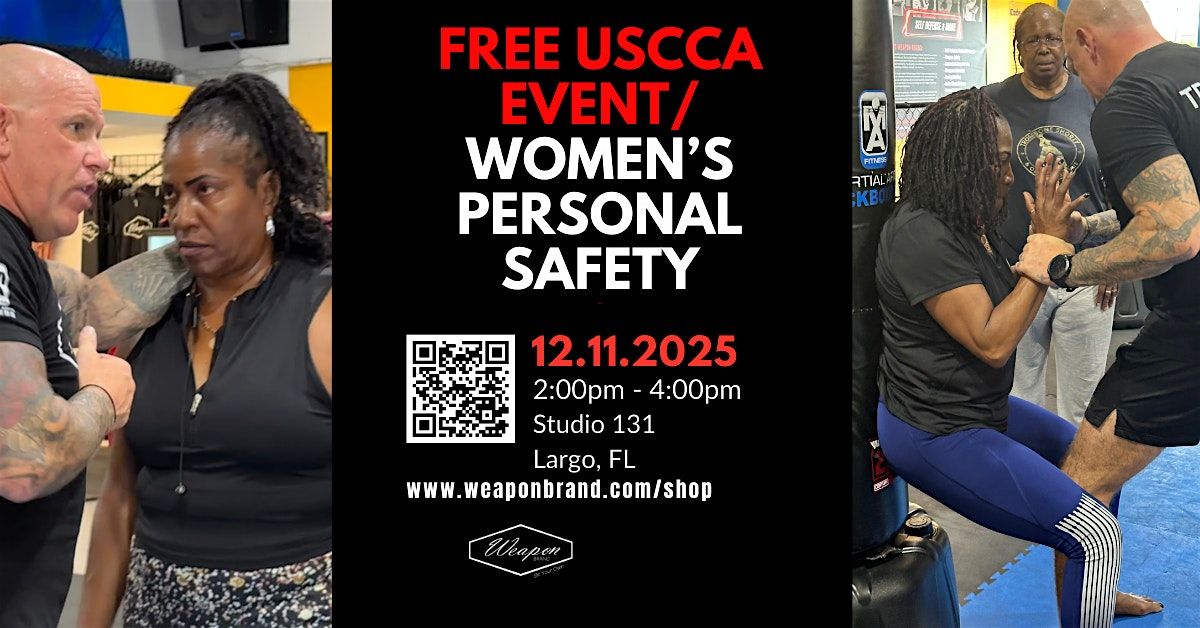 FREE USCCA Event/ Women’s Personal Safety, 11 December | Event in Largo | AllEvents