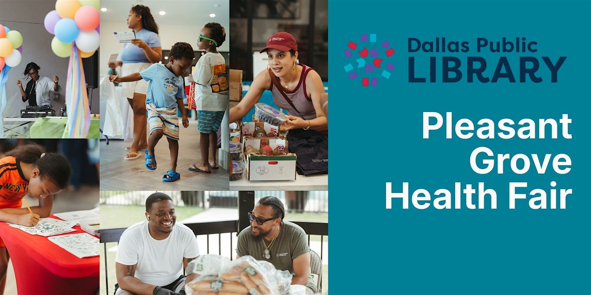 Pleasant Grove Health Fair, Prairie Creek Branch Library, Dallas, 6 ...