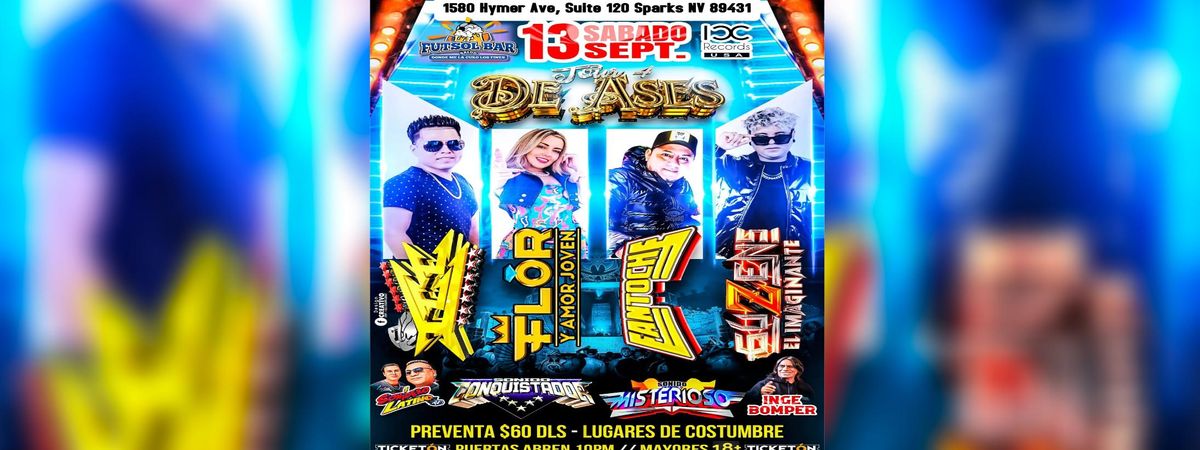 ICC, GUZEN, FLOR, FANTOCHE & MAS in Sparks, 13 September | Event in Sparks | AllEvents