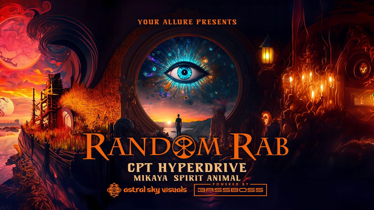 Random Rab + Cpt. HyperDrive, Mikaya, & Spirit Animal, Asheville Music ...