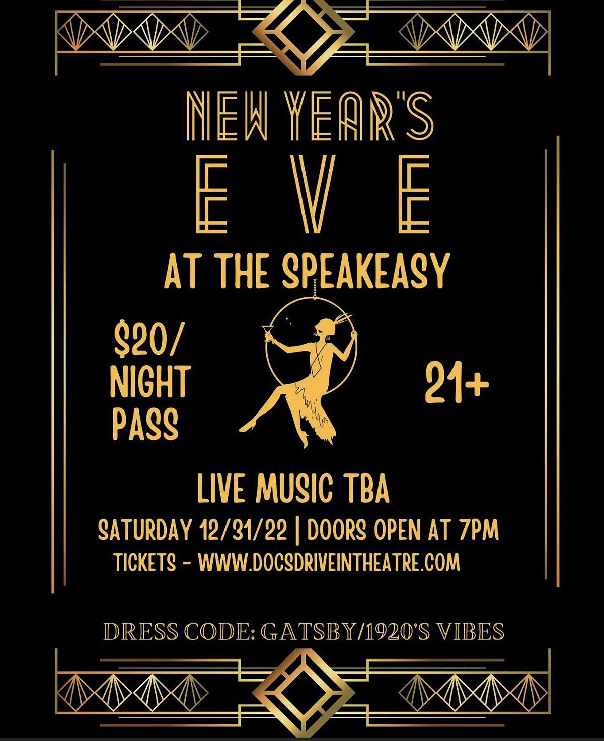 NYE Speakeasy Ball with LIVE Fireworks!, Mama Merlots Speakeasy, Buda, December 31 2022 | AllEvents.in NYE Speakeasy Ball with... 