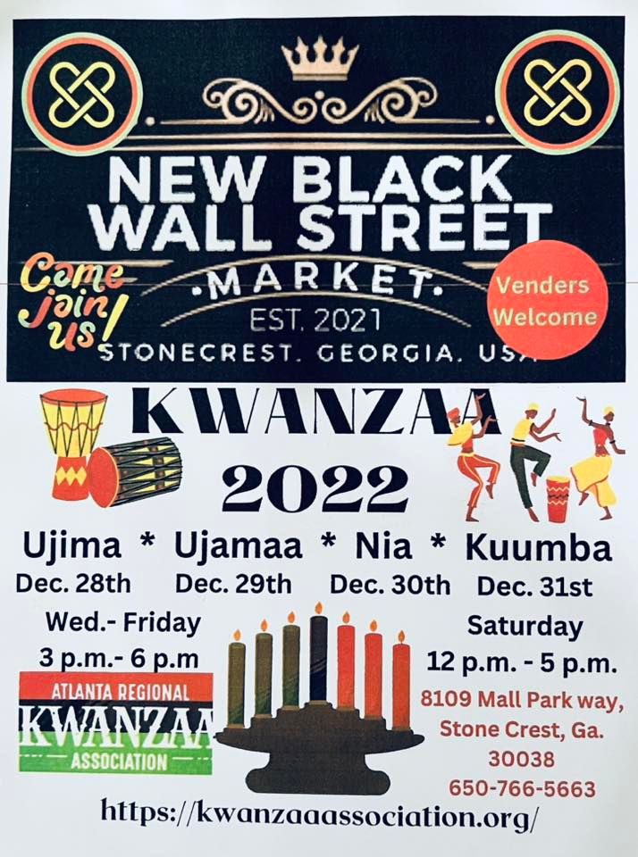 New Black Wall Street Kwanzaa Celebration, New Black Wall Street Market