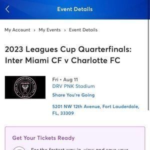 Charlotte FC at Inter Miami CF at Nu Stadium